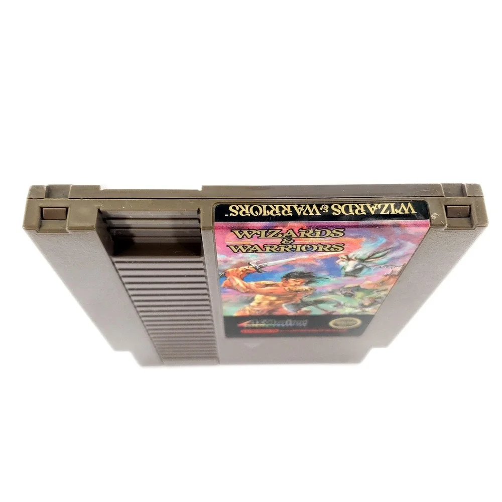 Wizards & Warriors (Nintendo NES, 1987) Authentic Complete Tested & Works